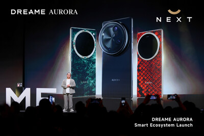 DREAME AURORA unveils its ultra-premium smartphone collection. (PRNewsfoto/DREAME AURORA)