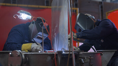 Fabrication of Deployable Energy's Unity demonstration reactor.