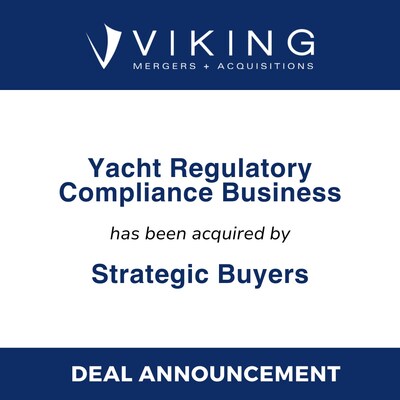 Yacht Regulatory Compliance Business has been acquired by Strategic Buyers.