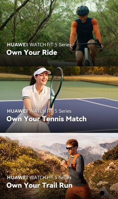 HUAWEI WATCH FIT 5 Series (PRNewsfoto/HUAWEI)