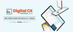 Meridian Credit Union Named Best Credit Union for Digital CX in Canada