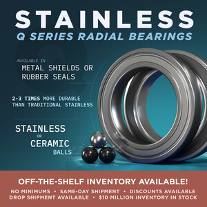 Boca Bearing Company Expands Stainless Steel Bearing Portfolio and Advances Corrosion-Resistant Hybrid/Ceramic Solutions for Industrial Equipment