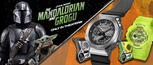 G-SHOCK x Star Wars: The Mandalorian and Grogu