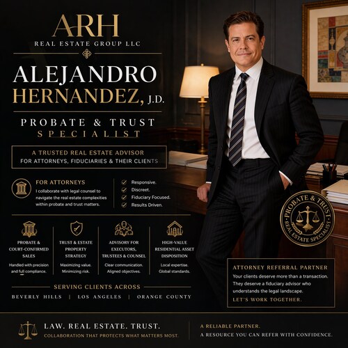 Alejandro Hernandez III JD Certified Probate and Trust Specialist CAR