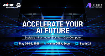 MiTAC 컴퓨팅, "AI 엑스포 코리아 2026"에서 AI 혁신을 가속화하다