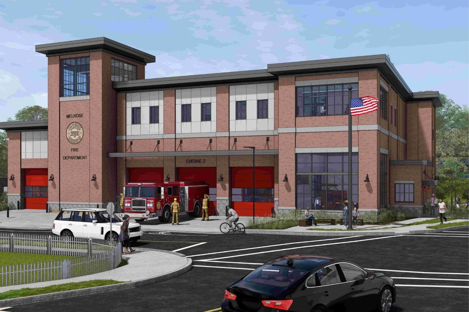 CTA Construction Managers Awarded Contract for New Melrose Fire Station Engine 2
