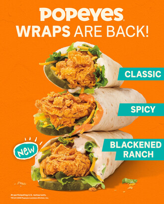 Popeyes Wraps Are Back
