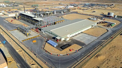 State-of-the-art chemical reaction and blending facility at Desert Rose, Sterling Multichem — in Jubail, Saudi Arabia.