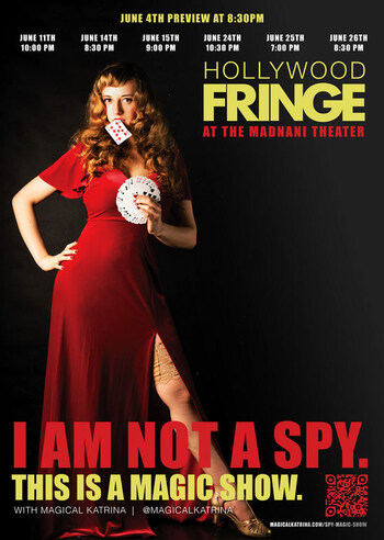 I'm not a spy this is a magic show with magical katrina kroetch