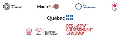 Logos - 50e anniversaire des Jeux olympiques de Montréal (Groupe CNW/Ville de Montréal - Cabinet de la mairesse et du comité exécutif)