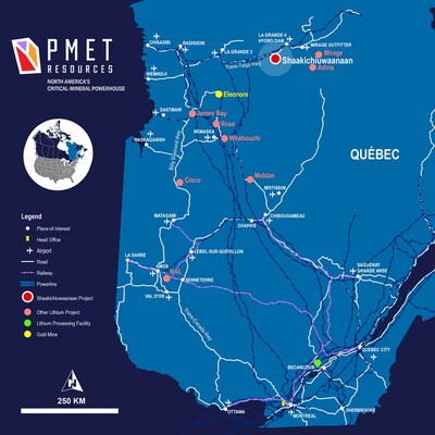 PMET fait progresser son projet phare Shaakichiuwaanaan vers la prochaine étape de son développement