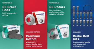 DRiV Expands Wagner® Braking Portfolio with New ES Pads, ES Rotors, Premium Rotors and Brake Bolt Kits