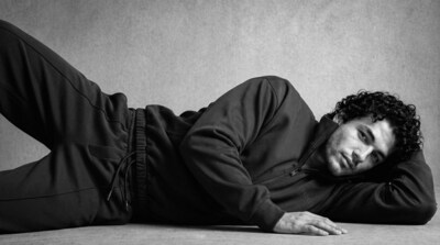 Where MARADONA is anchored in sporting iconography, DIARMA approaches Maradona as cultural and biographical subject matter. Model is wearing the DIARMA tracksuit. 