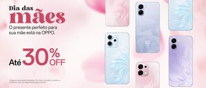 OPPO aposta em smartphones acessíveis e bateria de longa duração para o Dia das Mães