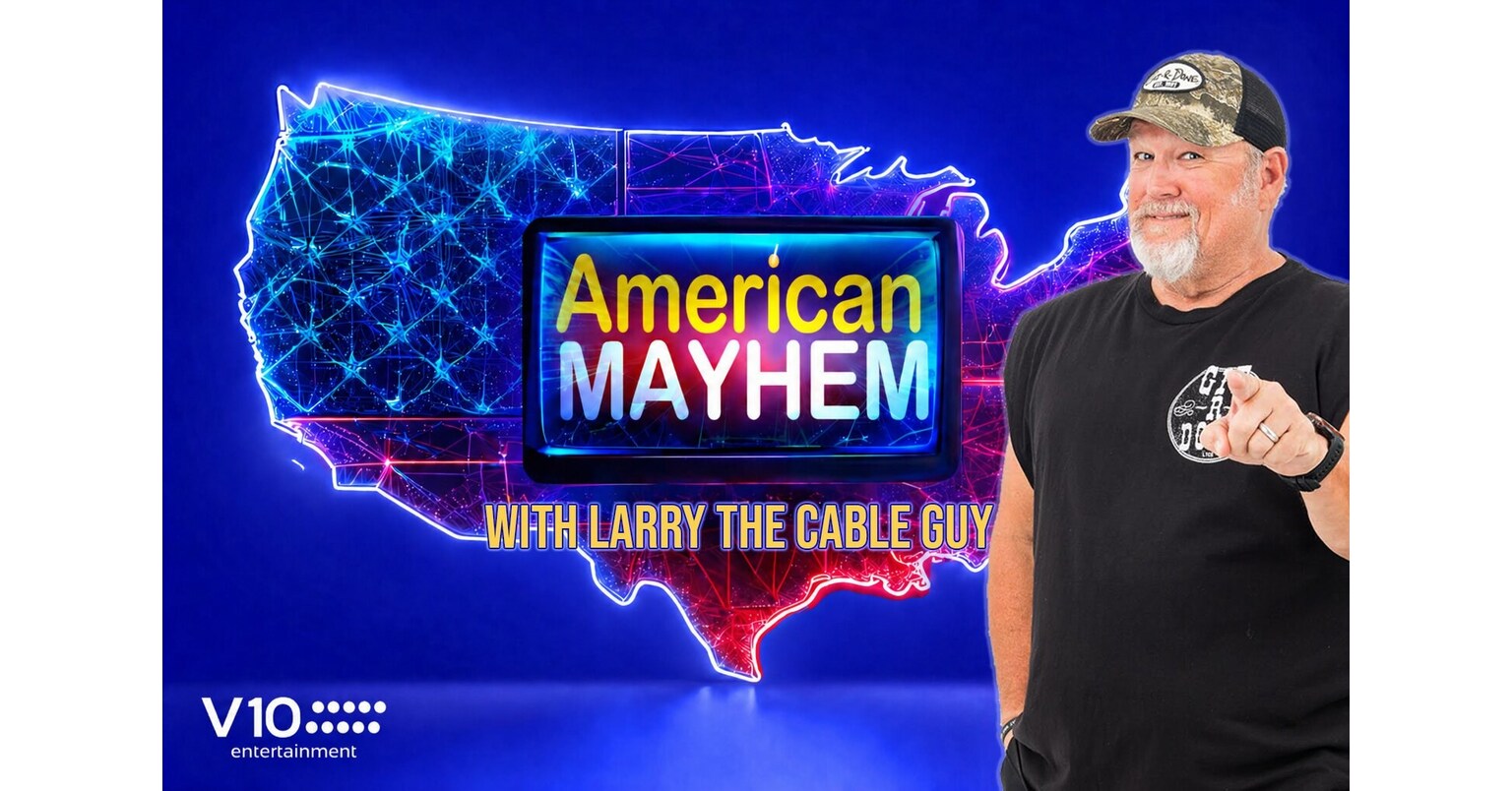 COMEDIAN LARRY THE CABLE GUY TO HOST NEW SERIES AMERICAN MAYHEM