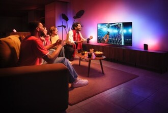 Introducing Sports Live: Smart lighting driven by live sports data, bringing real-time match moments to life at home.