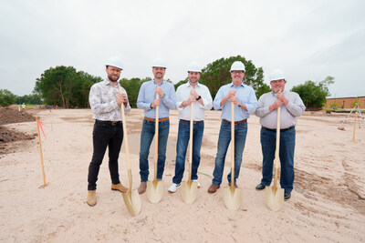 Groundbreaking of the Mark A. Carr Technology and Training Center on May 5, 2026
L-R: Jacob Steele, Michael Allnutt, Donnie Carr, Michael Suttle, and Kye Grisham