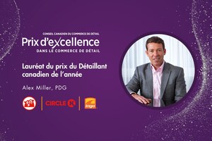Alex Miller, d'Alimentation Couche-Tard, nommé Détaillant canadien de l'année par le Conseil canadien du commerce de détail