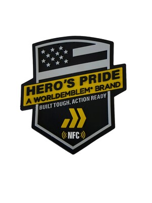 World Emblem Brand Hero's Pride Debuts NFC Smart Patches
