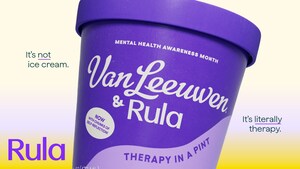 RULA TEAMS UP WITH VAN LEEUWEN TO LAUNCH THE FIRST-EVER "EMPTY" PINT FILLED WITH THERAPY INSTEAD OF ICE CREAM