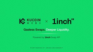 KuCoin Web3 Wallet Integrates 1inch Swap API to Power Gasless, MEV-Protected RWA Swaps