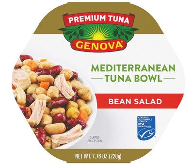 Genova Premium Tuna Mediterranean Bean Salad Bowl