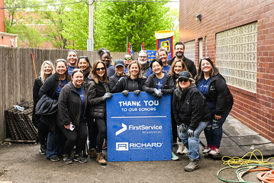 FirstService Residential team helps build new playground at All Star Kids Academy