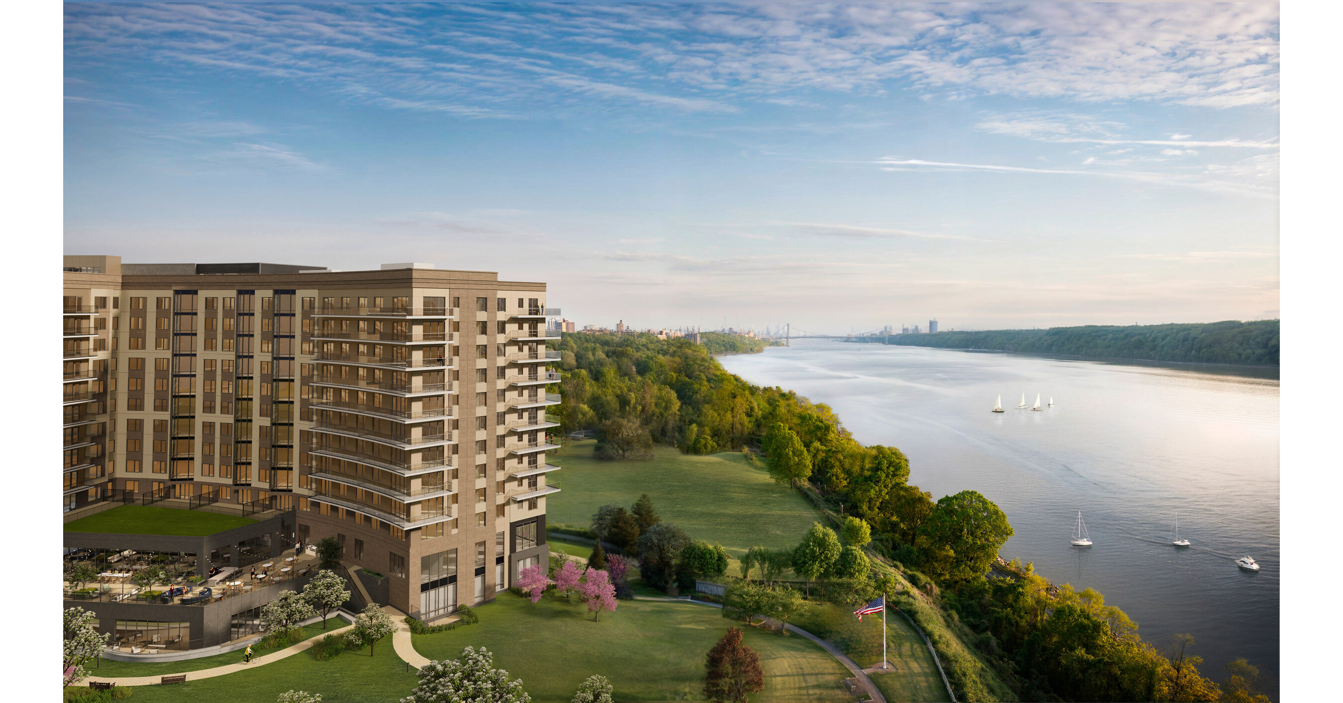 RIVERSPRING LIVING BREAKS GROUND ON RIVER'S EDGE, NEW YORK CITY'S FIRST AND ONLY LIFE PLAN COMMUNITY