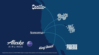 Alaska Airlines' newest routes