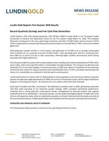 Lundin Gold Reports First Quarter 2026 Results (CNW Group/Lundin Gold Inc.)