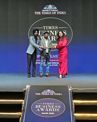 TestGrid Receives Excellence in Digital Testing Solutions Award at Times Business Awards 2026 (PRNewsfoto/TestGrid)