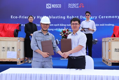 RobotPlusPlus Serahkan Robot Bagas Hidro Mesra Alam kepada NOSCO Shipyard di Vietnam