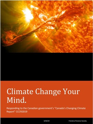 Climate Emergency Scenario Officially Sidelined says Friends of Science in Open Letter to Canada's Banking Superintendent