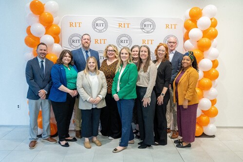 Leaders from U.S. Army DEVCOM and ASEC celebrate a new cooperative agreement to expand national STEM pathways and support Army readiness at RIT on May 5, 2026.