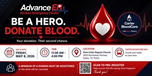 Be a Hero -- Donate Blood at Park Cities Community Blood Drive