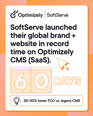 SoftServe launched their global brand and website in record time on Optimizely CMS (SaaS).