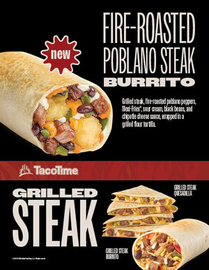 TacoTime Fires Up Flavor with New Savory Steak Burrito