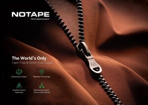 Une petite fermeture éclair, un grand pouvoir : NOTAPE™ réinvente la fermeture à glissière pour favoriser l'innovation dans l'habillement
