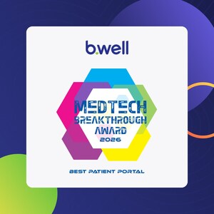 b.well Connected Health Wins MedTech Breakthrough Award for Third Consecutive Year