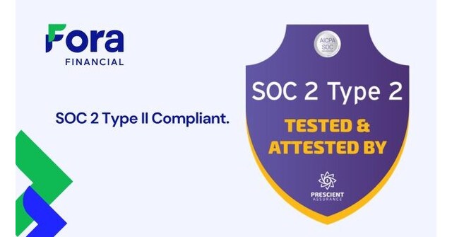 Fora Financial Announces Successful Completion of SOC 2 Type II Examination