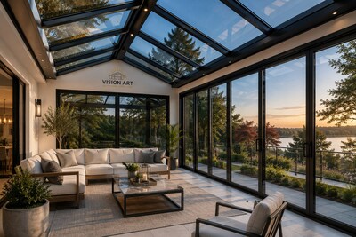 Will a Glass Roof Sunroom Get Too Hot? Vision Art Aluminum Explains the Modern Solution for Year-Round Comfort