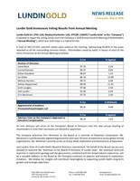 Lundin Gold AGM Results (CNW Group/Lundin Gold Inc.)