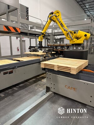 Hinton Lumber Products Begins Production at New Charleston, SC Facility, Expanding Automated Pallet Capacity in the Southeast