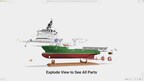 VNTANA Enterprise 3D Viewer Exploded View Enables Easy Part Review