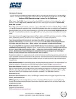 SAXON AEROSPACE Selects IGCS LACKS TEAM for its High Volume USA Manufacture.