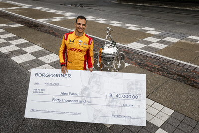 Alex Palou has the opportunity to earn the BorgWarner Rolling Jackpot with a win at the 2026 Indianapolis 500.