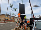 Installation of WOW's innovative EON Network displays, manufactured by Watchfire, in Inglewood’s Sports & Entertainment District