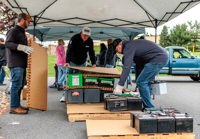 East Penn's First On-Site Battery Recycling Event Draws Over 300 Vehicles, Collects Over 800 Batteries
