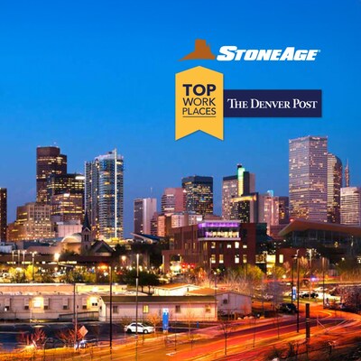 The Denver Post Names StoneAge, Inc. Winner of the Colorado Top Workplaces 2026 Award