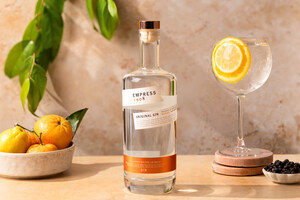 EMPRESS 1908's ORIGINAL GIN MAKES ITS DEBUT IN THE UNITED STATES